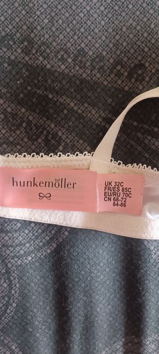 Sujetador blanco con encaje