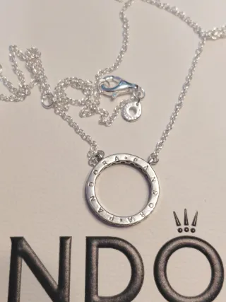 Collana Pandora Cerchio Pavé. 50 cm (19.70) misur