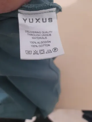 Camiseta YUXUS Verde Talla M. Oversize