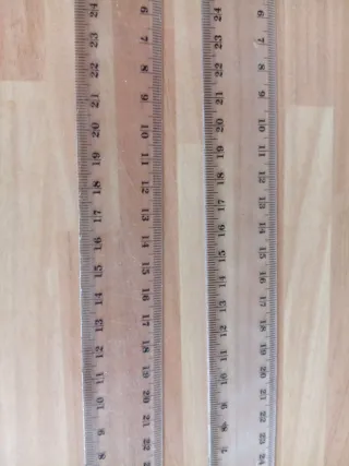 Reglas de plástico 30 cm