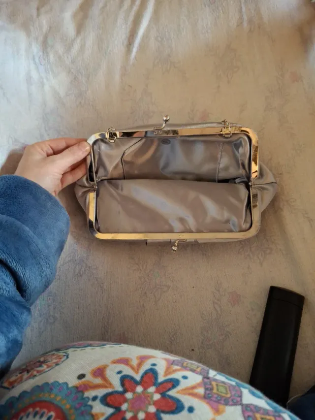 Bolso de fiesta plateado