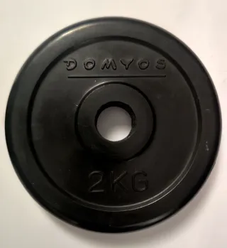 Disco de pesas DOMYOS 0'5, 1 y 2kg