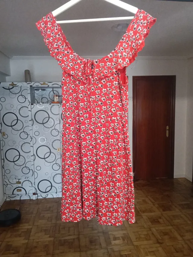 Vestido corto estampado floral