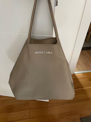Bolso Bimba y Lola Beige Plata