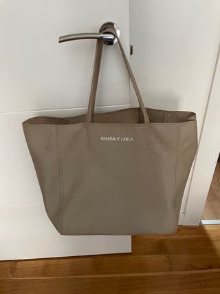 Bolso Bimba y Lola Beige Plata