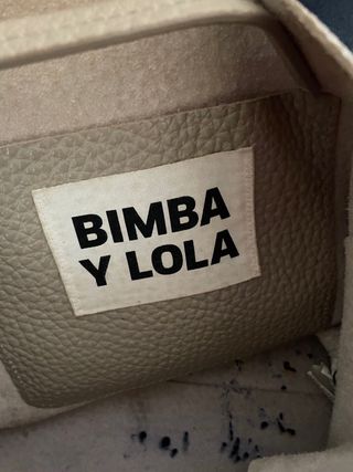 Bolso Bimba y Lola Beige Plata
