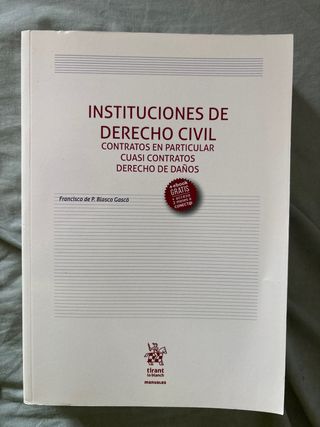 Instituciones de derecho civil, contratos en pa...