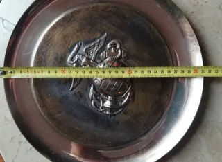 Escudo Marines Latón EEUU