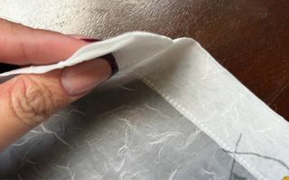 Tende cotone con fiori gialli