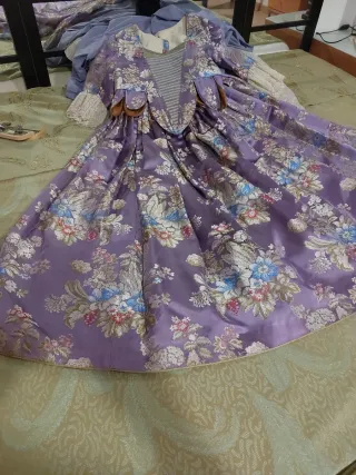 Falda Fallera Huertana Multicolor