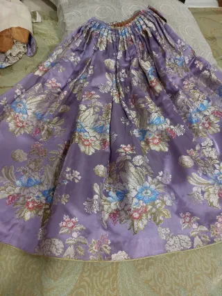 Falda Fallera Huertana Multicolor