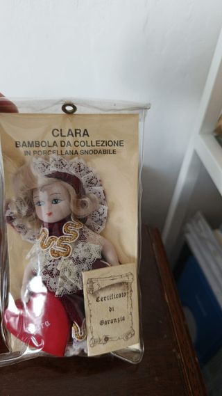 Bambola Clara Porcellana Snodabile