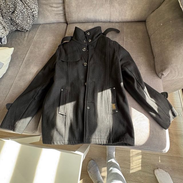 Abrigo G-Star Hombre Talla XL Negro talla como M