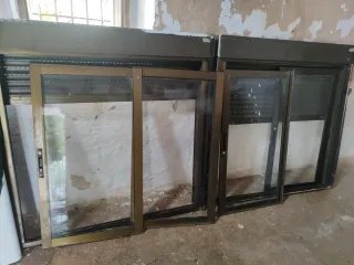 Ventanas correderas aluminio con persiana
