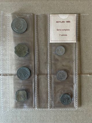 Colección de monedas del mundo