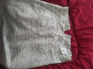 Gonna H&M a righe bianche e nere taglia 42