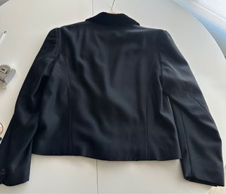 Blazer Esmoquin Mujer Negro