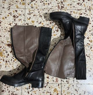 Stivali Nero Giardini Pelle Neri Tg 37