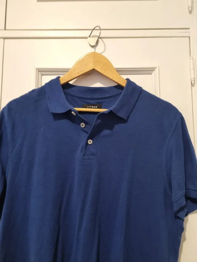 Polo azul Sfera manga corta Talla M