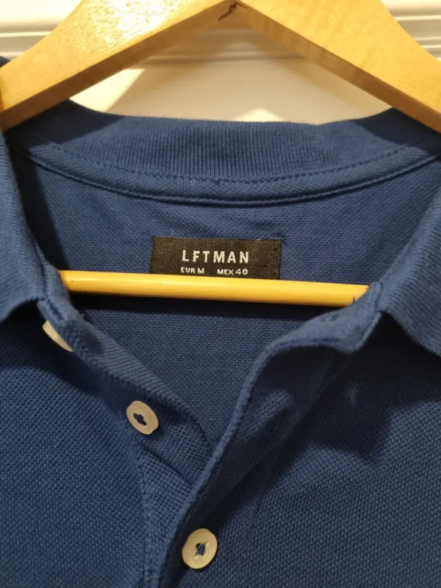 Polo azul Sfera manga corta Talla M