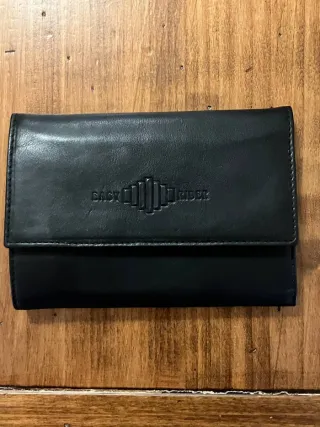 Cartera de piel Easy Rider negra