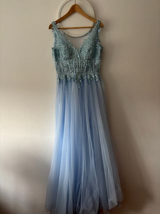 Vestido tul bordado novia/15 años