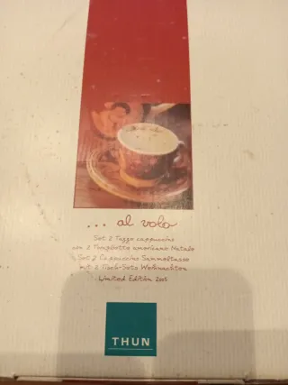 Set 2 tazze e piattini Thun