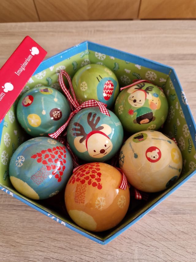 Caja Navideña Hexagonal Xmas Reindeer