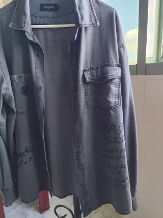 Camisa Desigual Gris Talla M