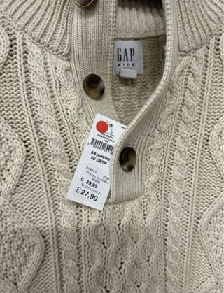 Maglione Gap baby Beige con Treccia