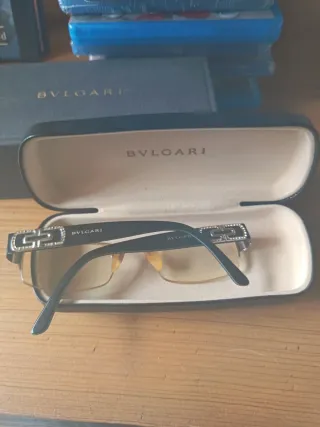 Gafas de vista Bvlgari doradas