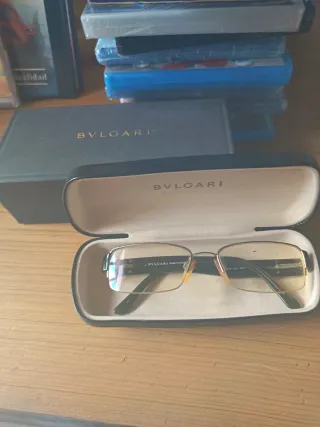 Gafas de vista Bvlgari doradas