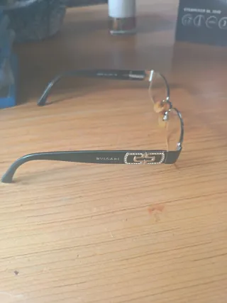 Gafas de vista Bvlgari doradas