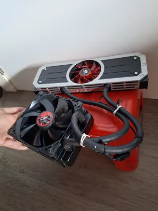 Tarjeta gráfica Ventilador pc Gama Alta Radeon