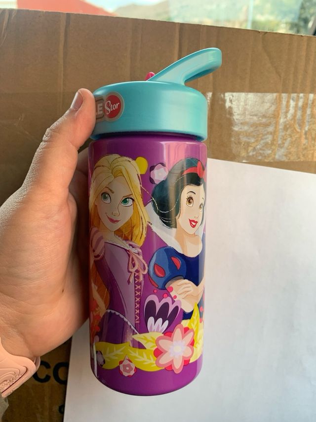 Garrafa de Água Reutilizável Princesas Disney