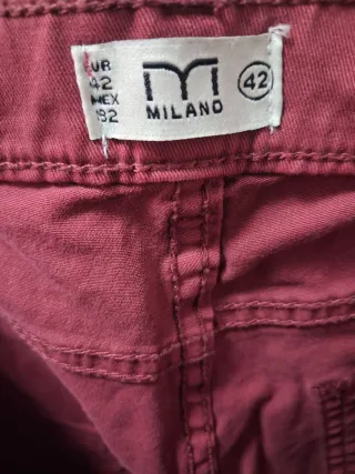 Pantalón MILANO Roo vinagre Talla 42