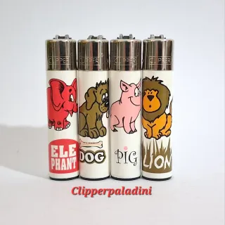 Accendini Clipper Set Animali