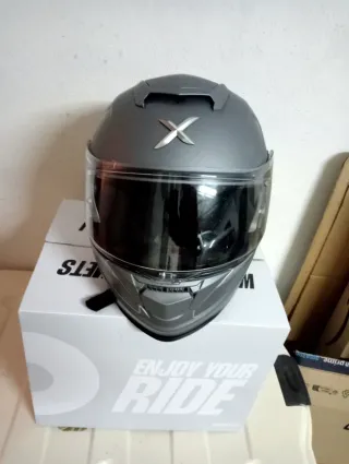 Casco Shiro + intercomunicador.