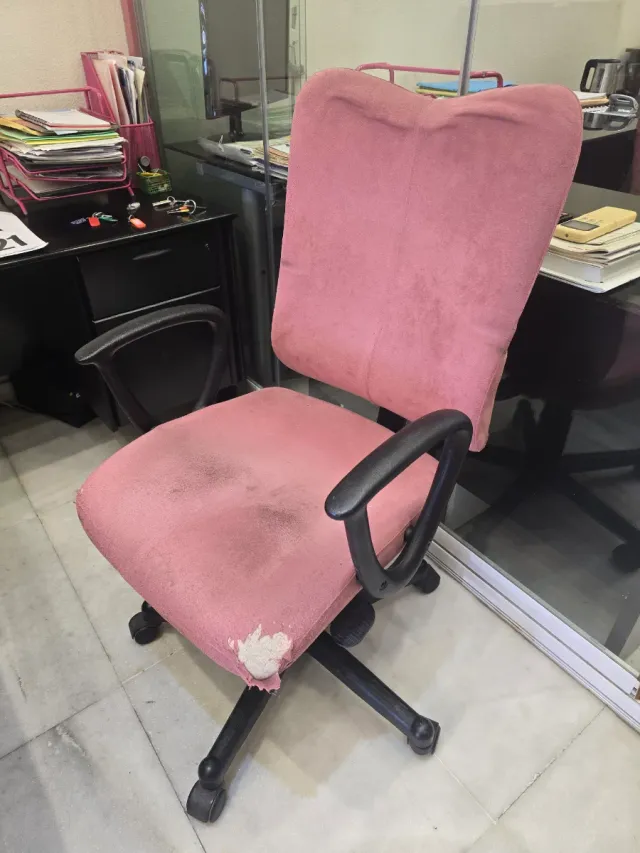 2 Sillas de Oficina Ergonómicas con Ruedas