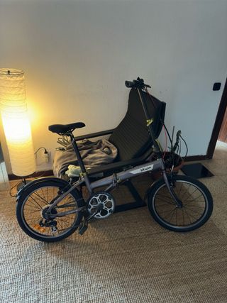 Bici pieghevole BTWIN compatta