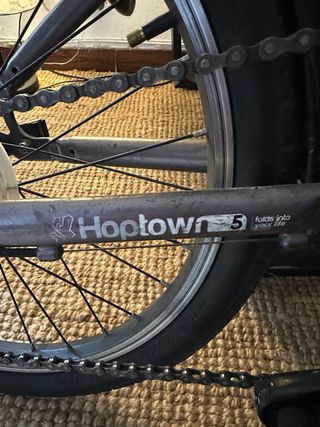 Bici pieghevole BTWIN compatta