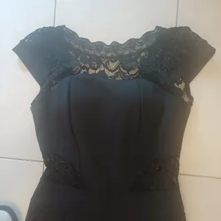 Mono de vestir negro mujer