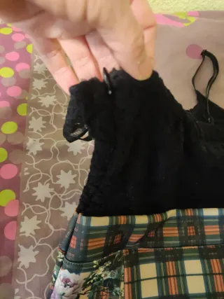 Vestido lencero Zara