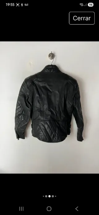 Chaqueta Biker Negra