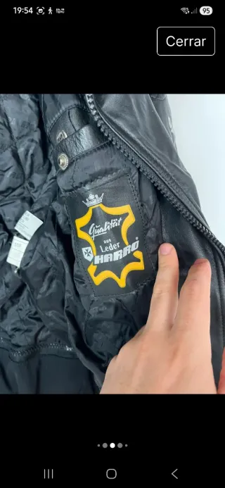 Chaqueta Biker Negra