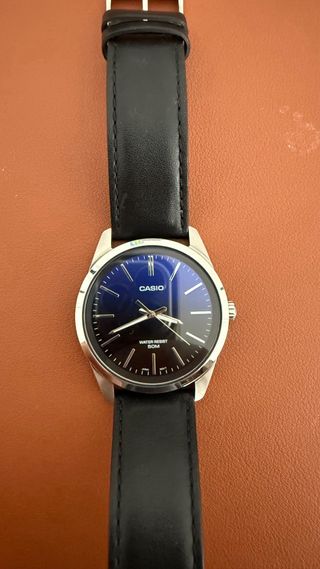 Casio MTP-E180L-5AV Reloj Correa Negra