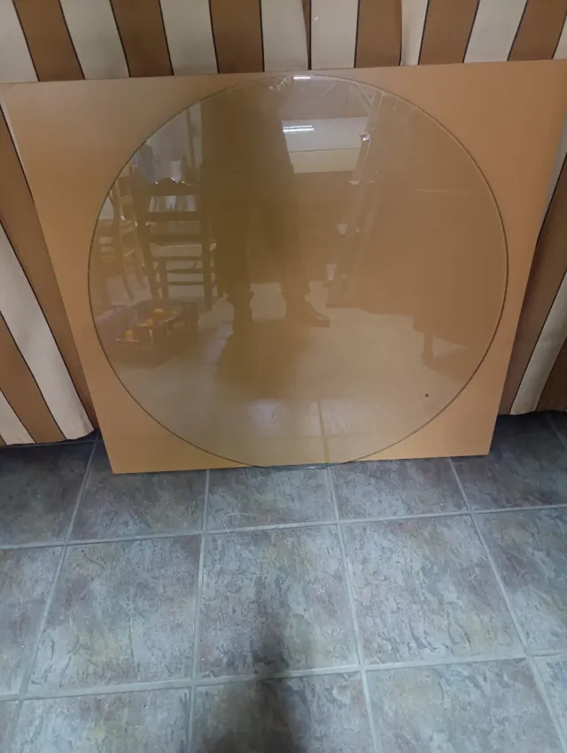 Cristal redondo para mesa