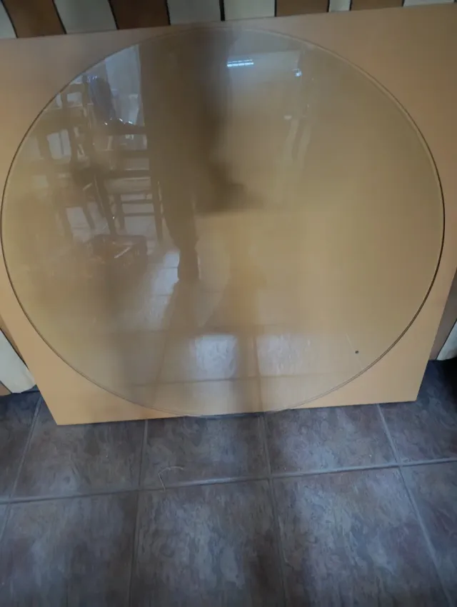 Cristal redondo para mesa