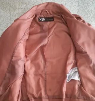 Chaqueta Zara Rosa Mujer