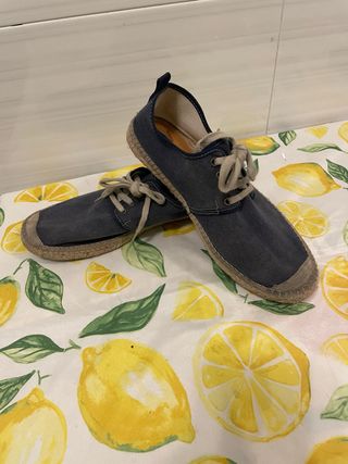 Alpargatas azules
